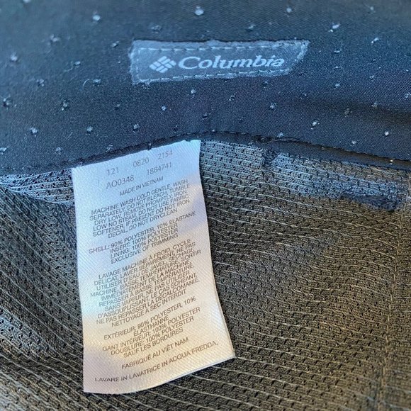 Columbia Mens Outdoor Elements 5 Pocket Shorts Size 38x9 Stretch Black Hiking - Picture 8 of 8